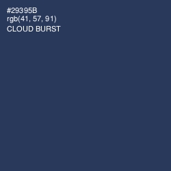 #29395B - Cloud Burst Color Image